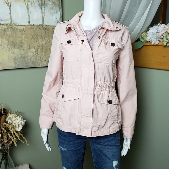 G.H. Bass & Co. Jackets & Blazers - G.H. Bass Pink Utility Jacket